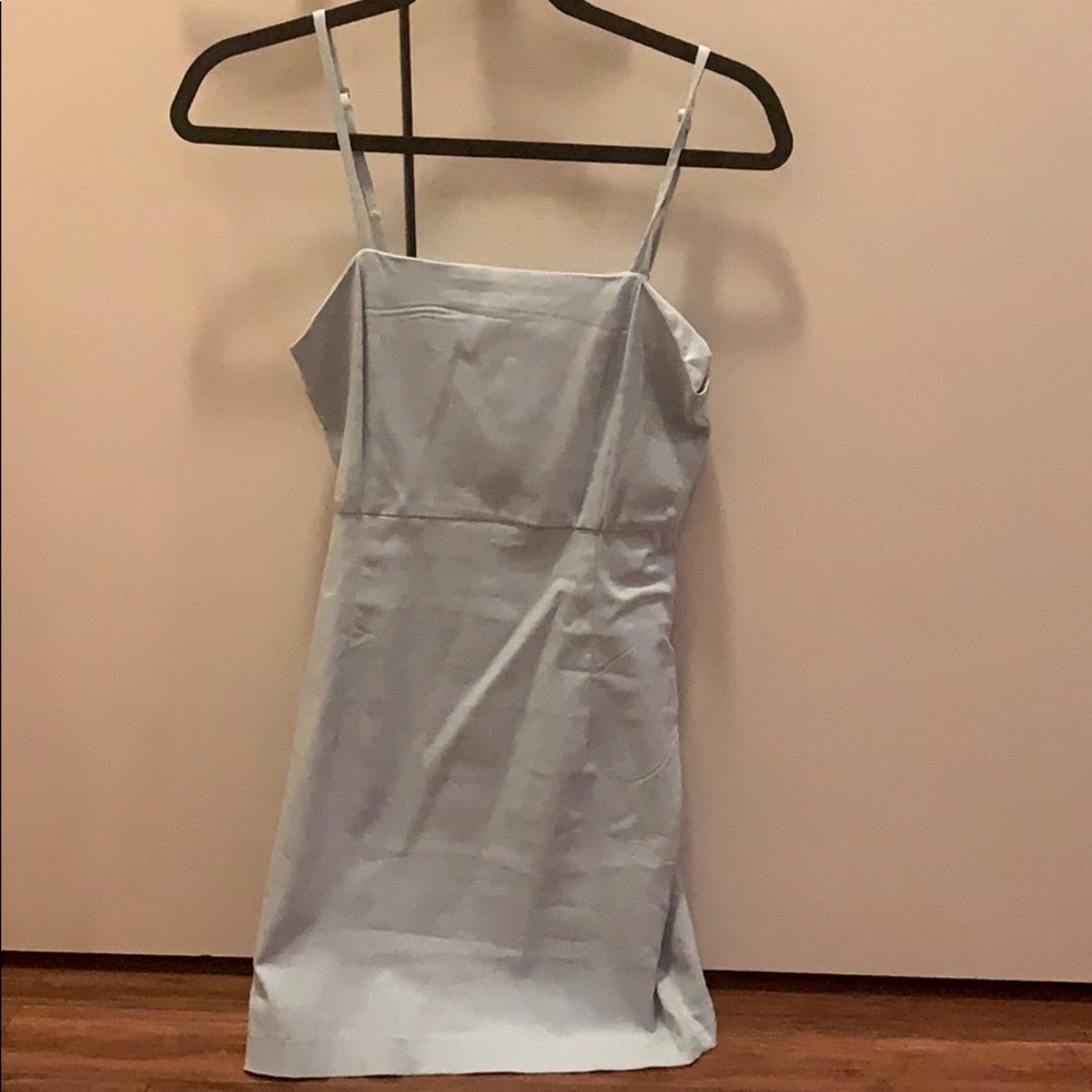 Mini baby blue dress